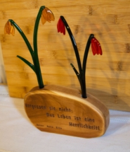 Holzvase2 blumen