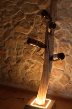 Weinflaschenhalter mit Licht