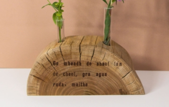 Holzvase3 Detail von oben