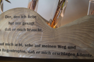 Holzvase4 Bohrung mit Licht