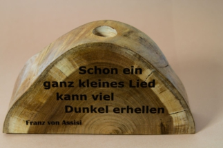 Holzvase6 Bohrung