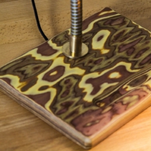 Lampe Neapel4 Sockel mit Mulde. Lampe Neapel4 Sockel mit Mulde.